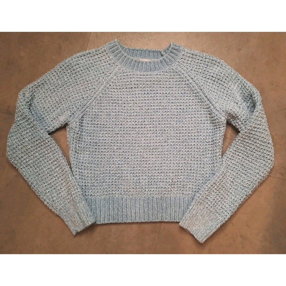 Altar'd State Sweater Size Small Light Blue Cozy Textured